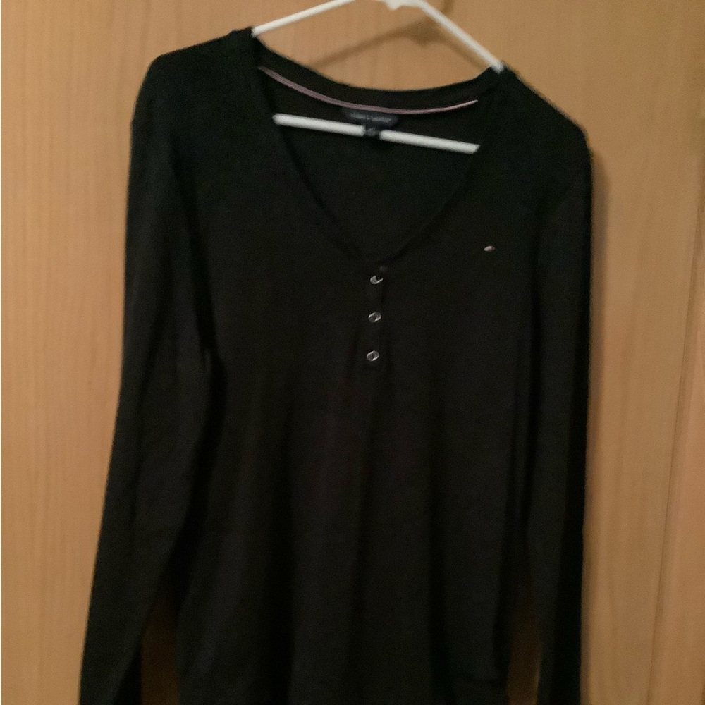 Womens cute long sleeved body suit by Tommy Size xl